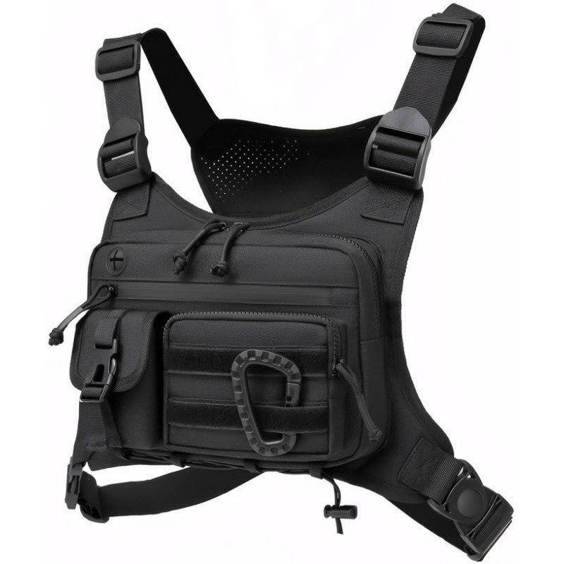 Running Gear Bag For Men - Tactical Chest Bag for Men Running