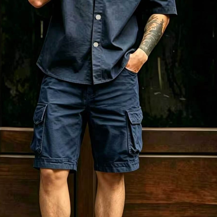 2026 New Cargo Knee Shorts Men - Running Gear Men review and price