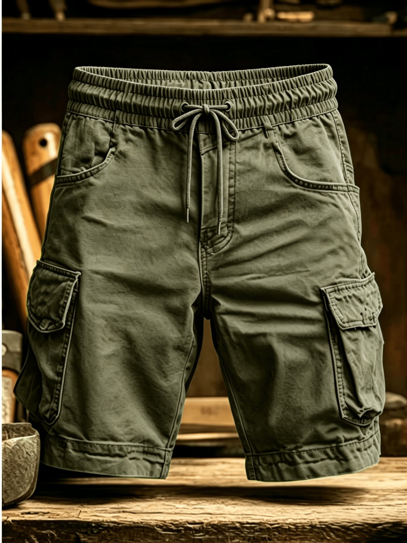 2026 New Cargo Knee Shorts Men - Running Gear Men review and price