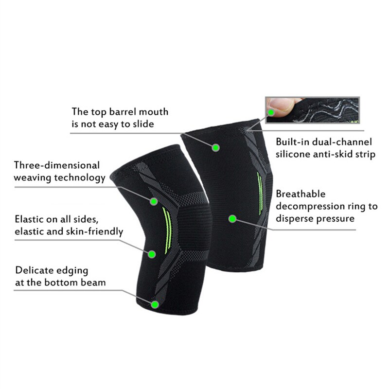 Single Knee Pad Knitted Nylon  - Running Gear Knee review and price