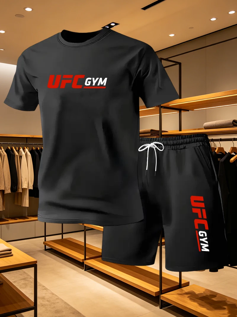 Men's Fashion T-shirt Shorts U - Running Gear Men review and price