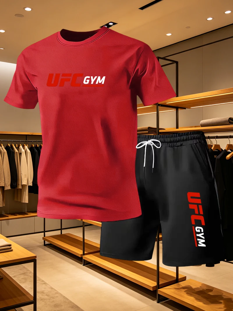 Men's Fashion T-shirt Shorts U - Running Gear Men review and price