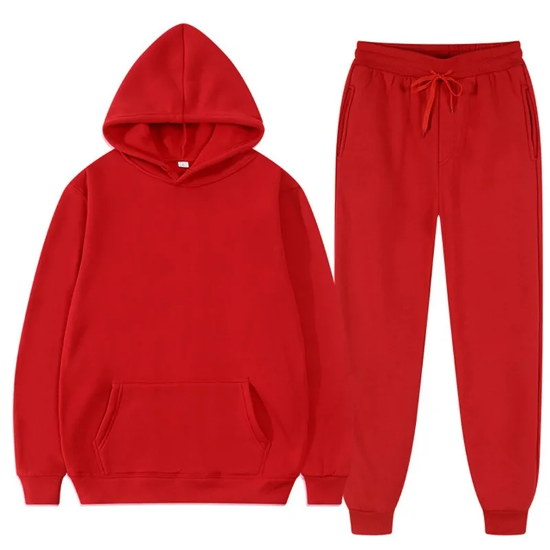 Men Tracksuit 2 Pieces Sets Ho - Running Gear Men review and price
