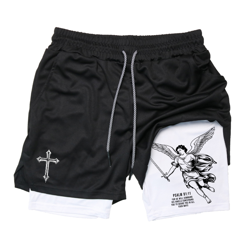 Angel Cross Graphic 2 in 1 Wor - Running Gear Men review and price