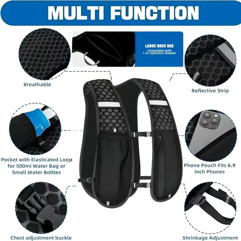 Hydration Backpack Vest for Ru - Running Gear Bag For Men review and price