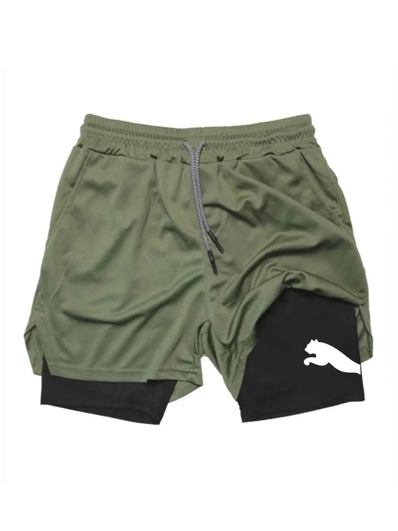 Printed Sports Shorts 2-in-1 G - Running Gear Men review and price